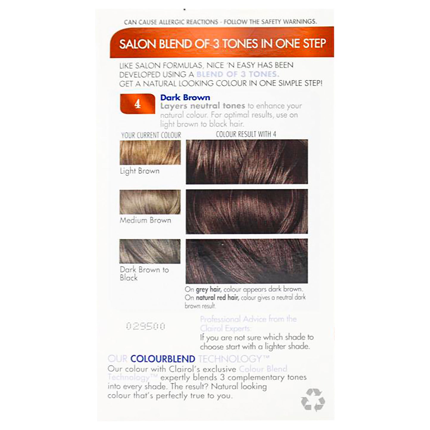 Clairol Nice 'N' Easy 4 Natural Dark Brown