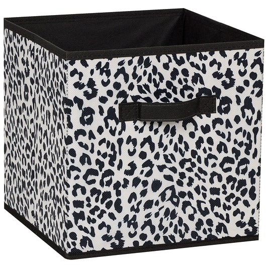 Foldable Storage Cube - Leopard 27cm