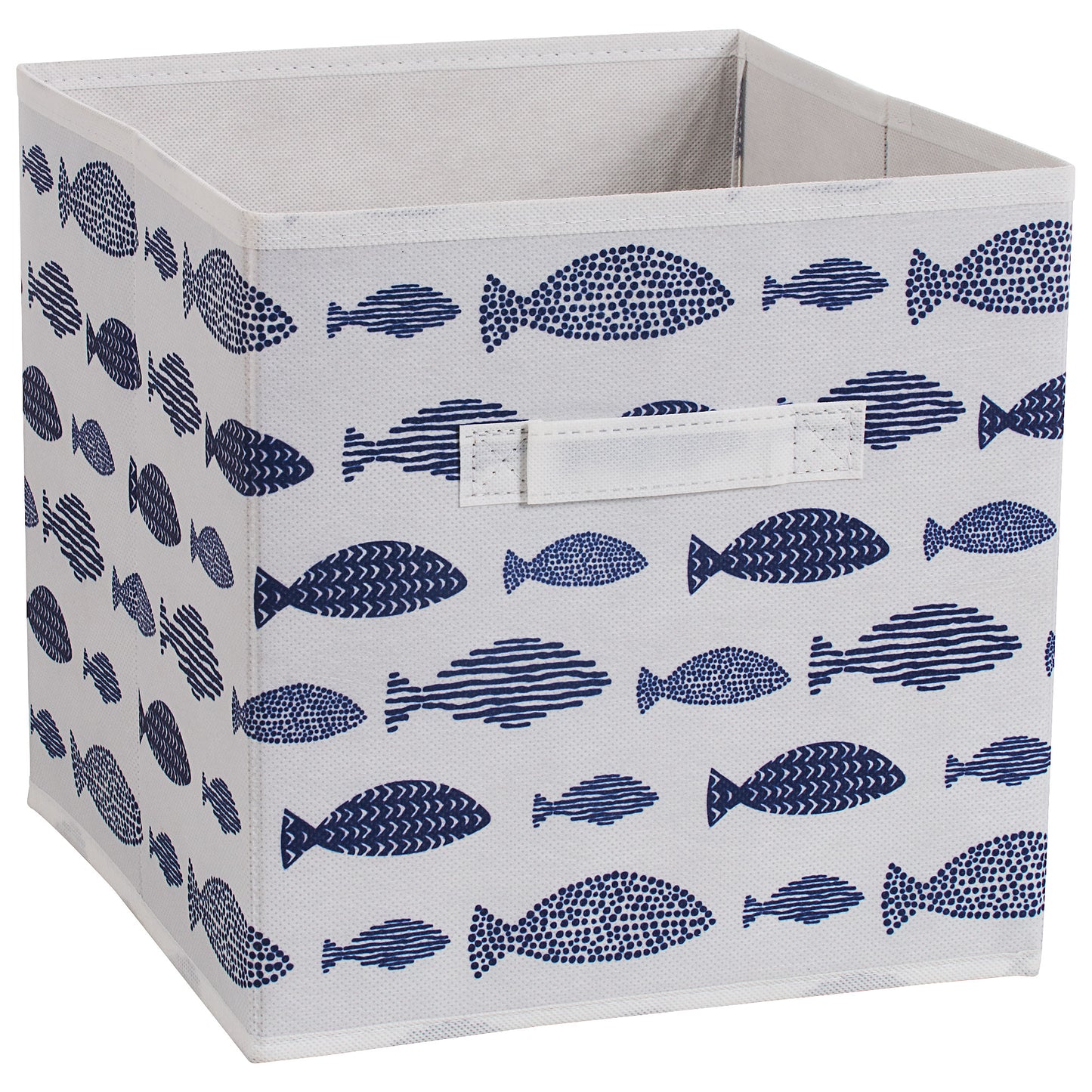 Foldable Storage Cube Positano Fish 27cm