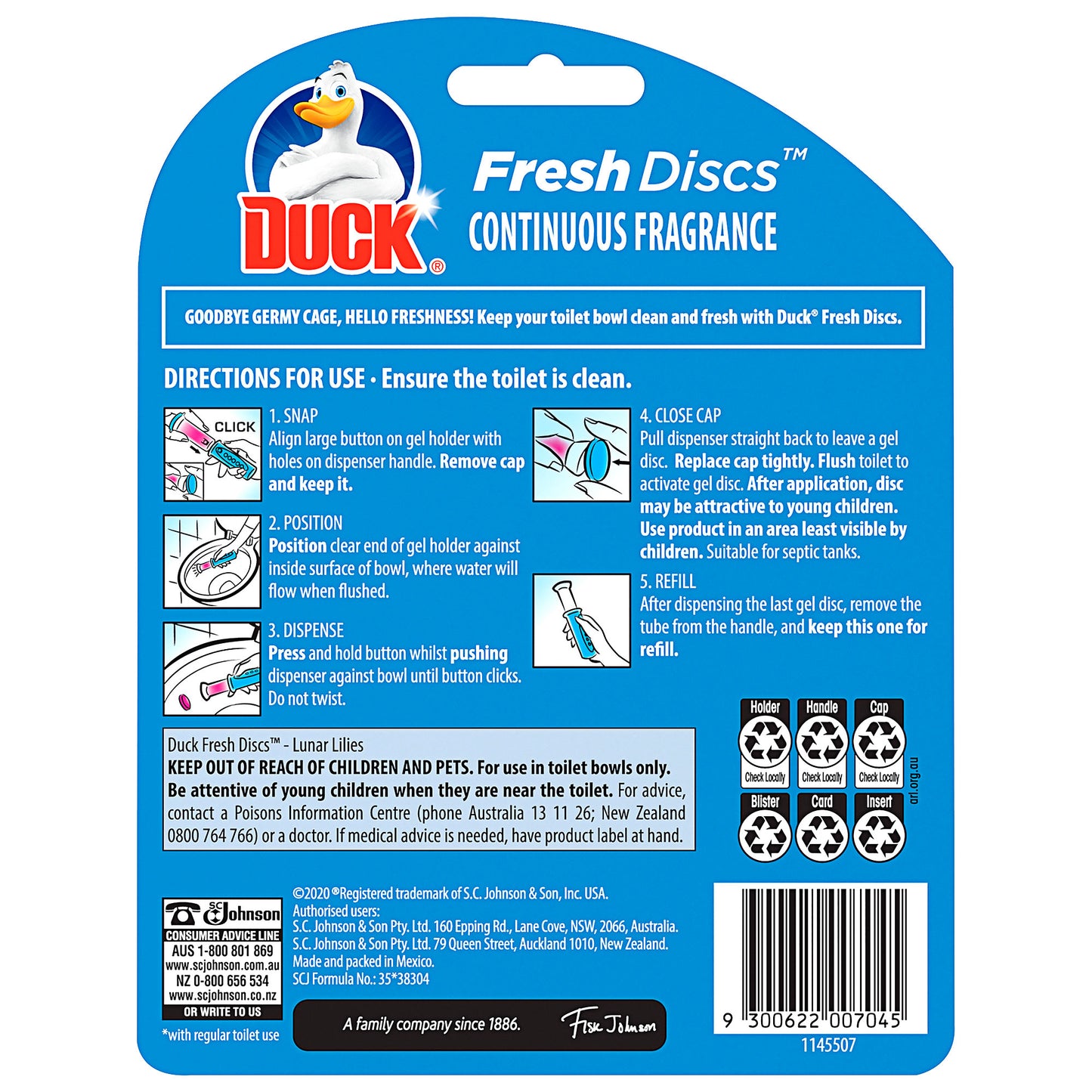 Duck Fresh Discs Lunar Lilies 36mL