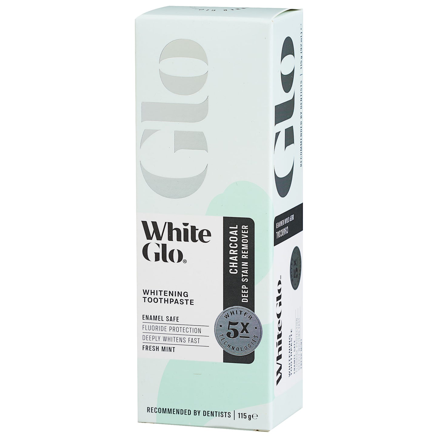 White Glo Toothpaste Charcoal 115g