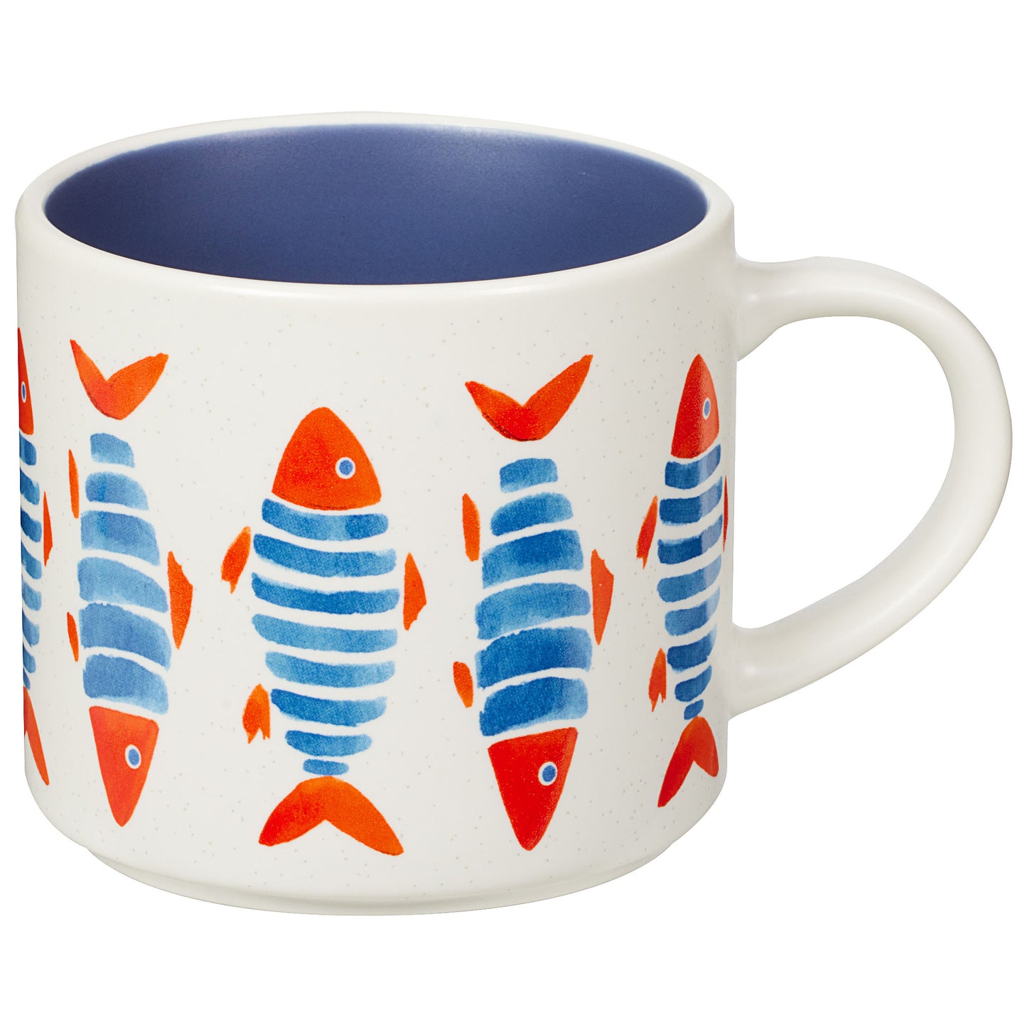 Positano Fish Mug Red 370mL