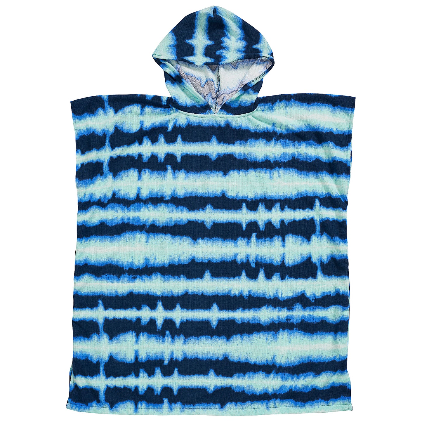 Microfibre Hooded Towel Blue Tie-Dye 80x180cm