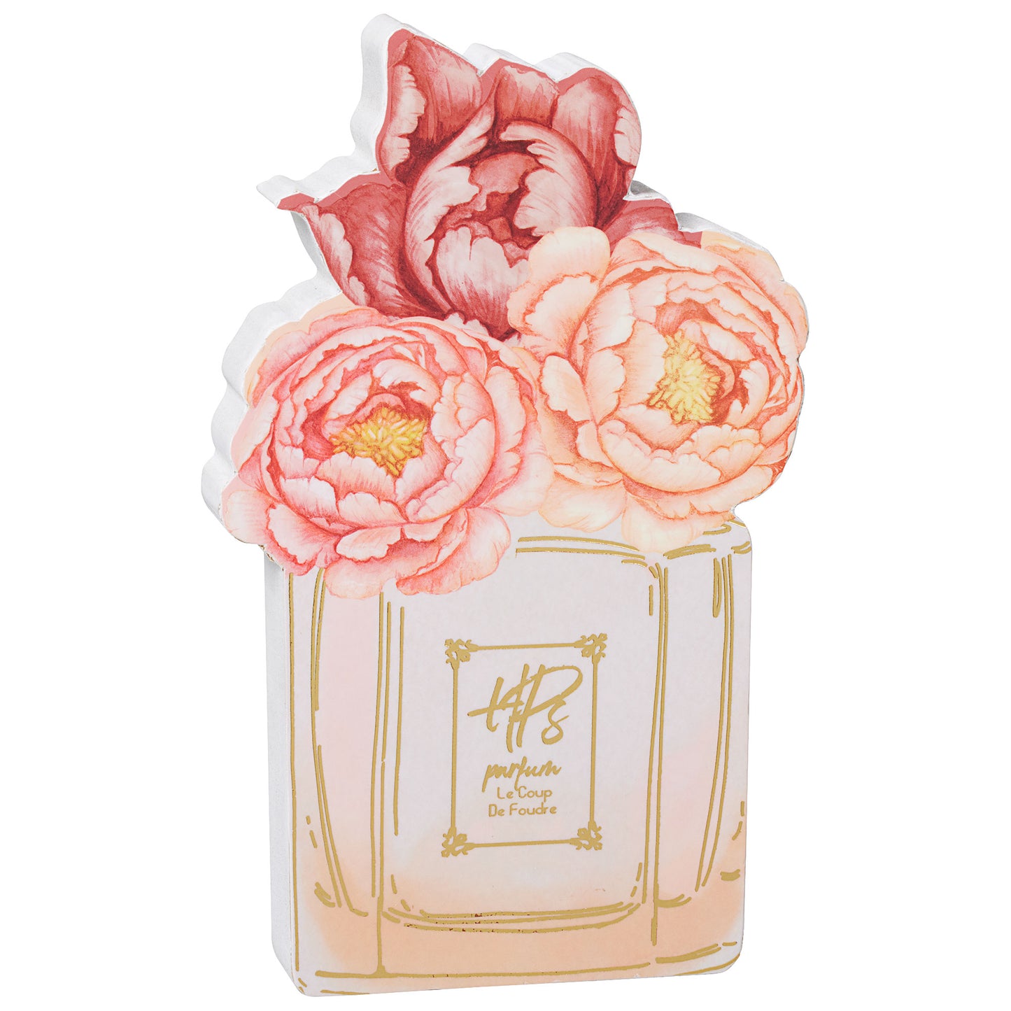 Laquered Floral Perfume Box Top