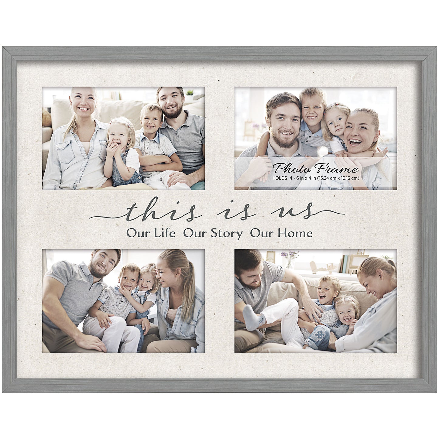 Sentiment 4 Window Collage Frame Assorted