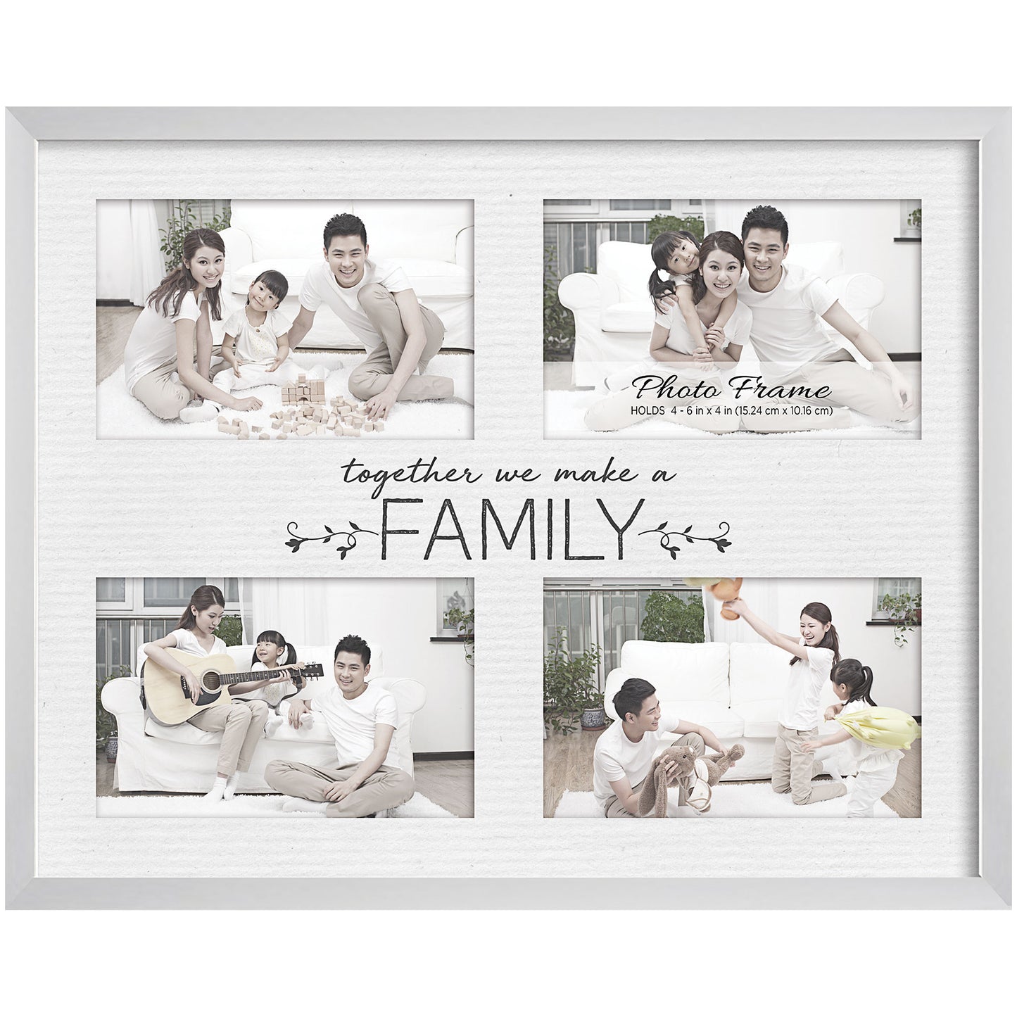 Sentiment 4 Window Collage Frame Assorted