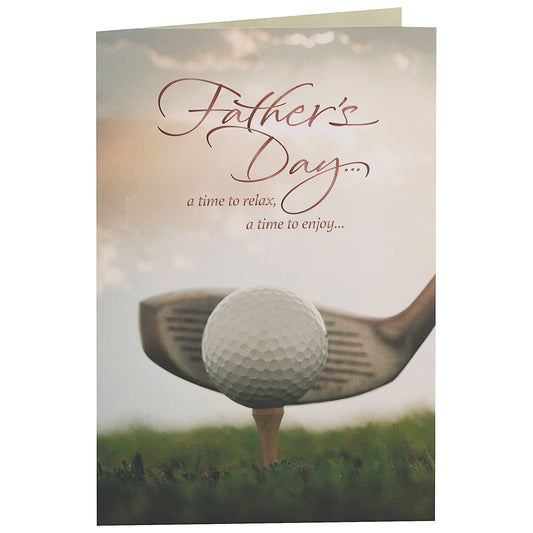 Father's Day Card - Golf