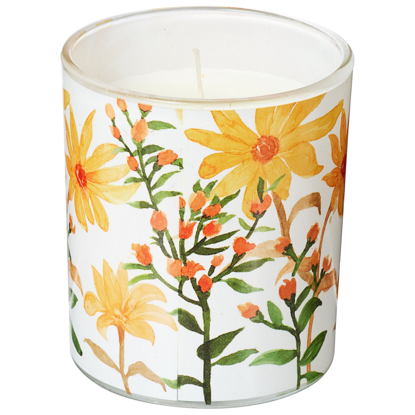 Tuscany Print Decal Candle Assorted