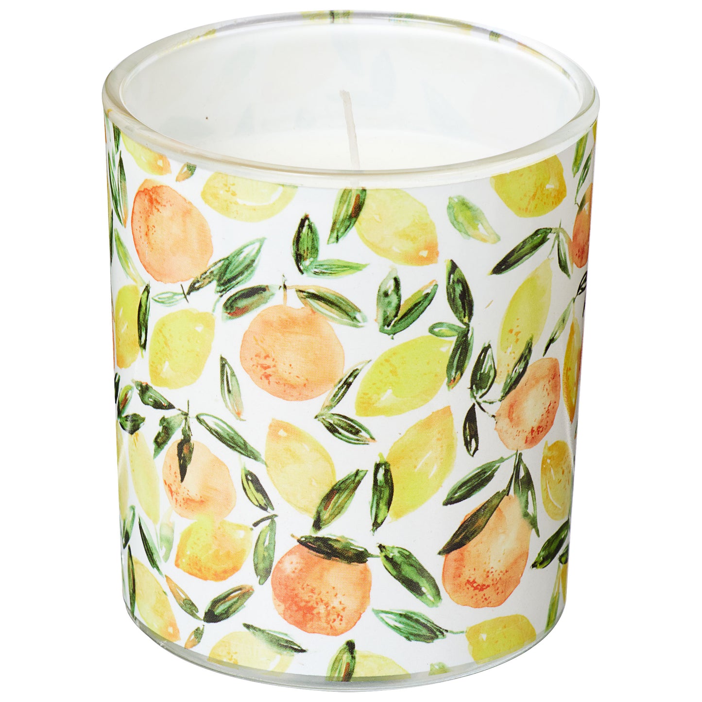 Tuscany Print Decal Candle Assorted