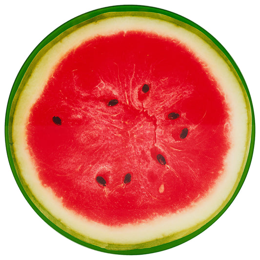 Round Watermelon Glass Cutting Board