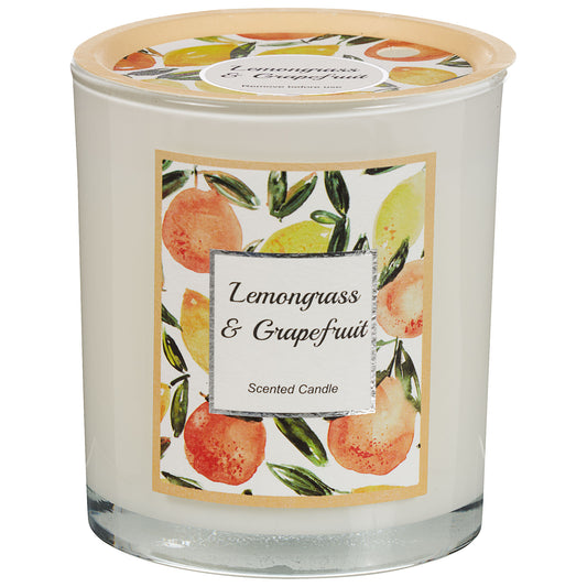 Scented Glass Scented Candle Citrus 8cm