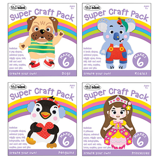 Super Craft Kit 6pc Assorted