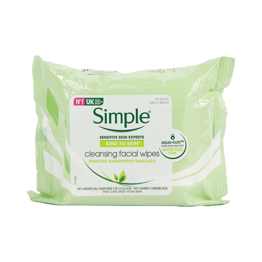 Simple Cleansing Wipes 25pc