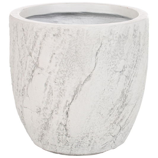 Fibre Clay Pot Crackle Pattern Small 25cm