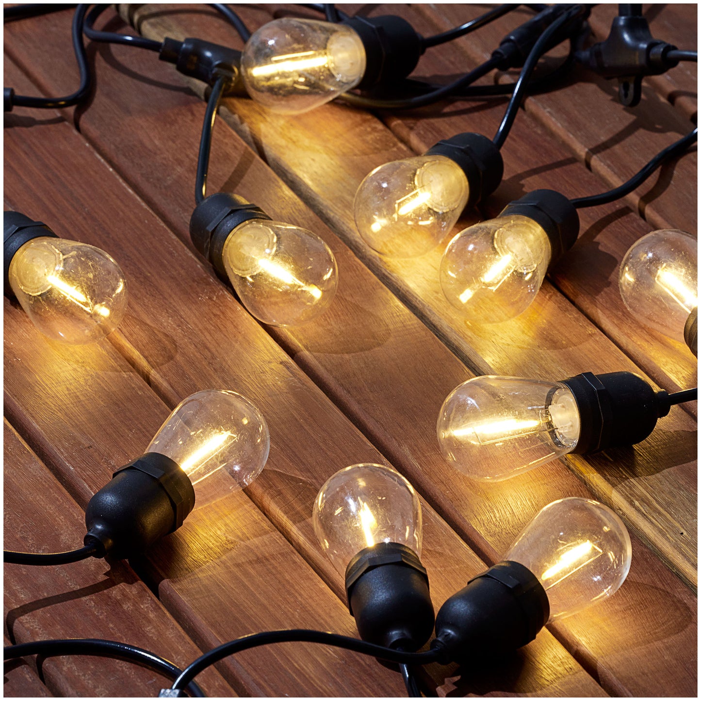 Low Voltage Light With Filament LEDs 10pk