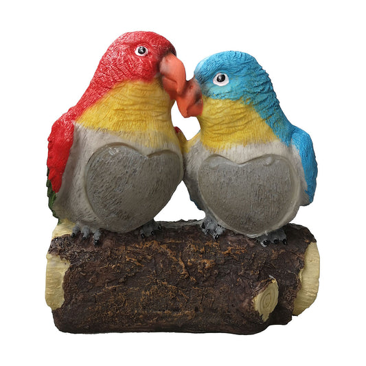 Solar Light Parrot In Love Assorted Colours