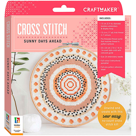 Craft Maker Cross-stitch Kit: Sunny Days Ahead