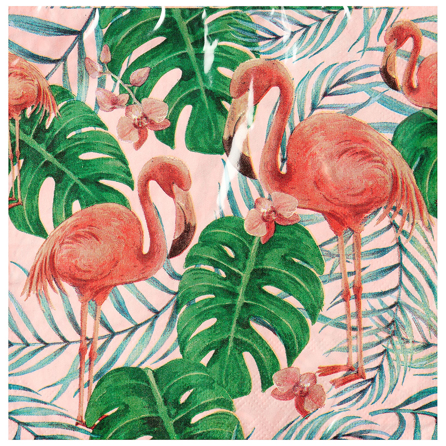 Napkin Flamingo 33x33cm 2ply 20pk