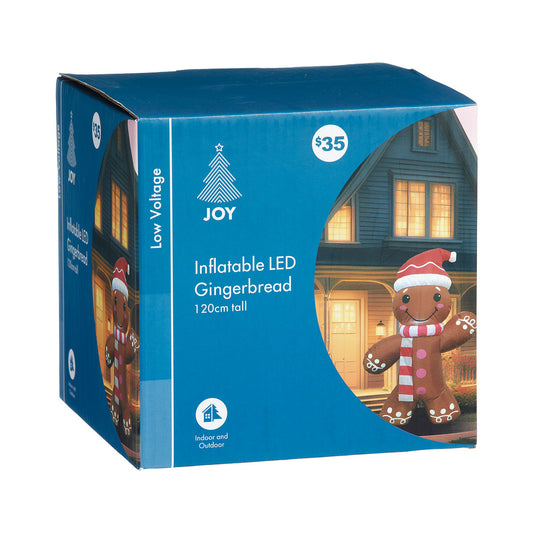 Christmas Low-Voltage Inflatable Gingerbread 120cm