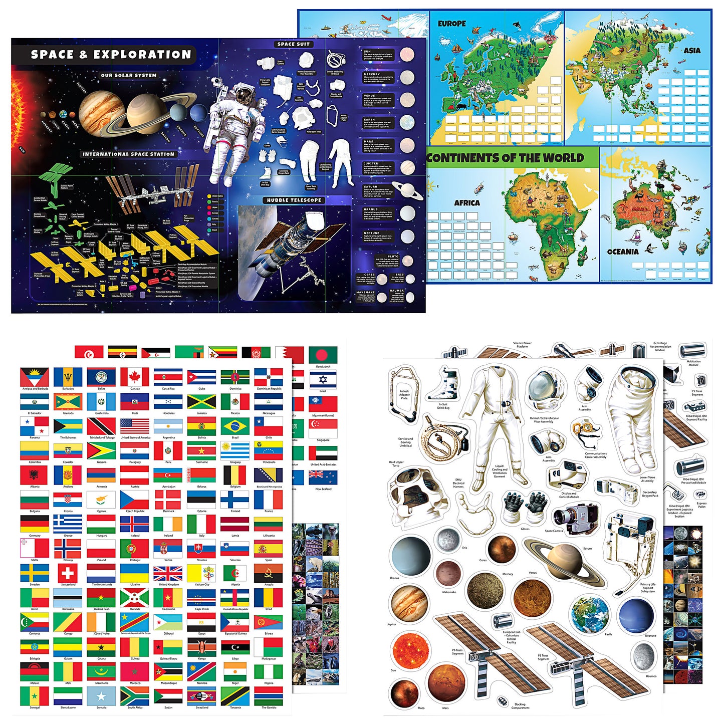 Incredible Sticker Atlas: World and Space