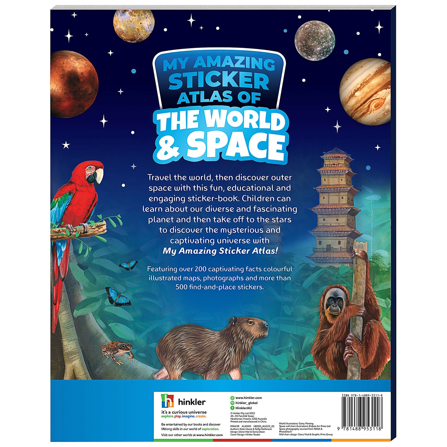 Incredible Sticker Atlas: World and Space