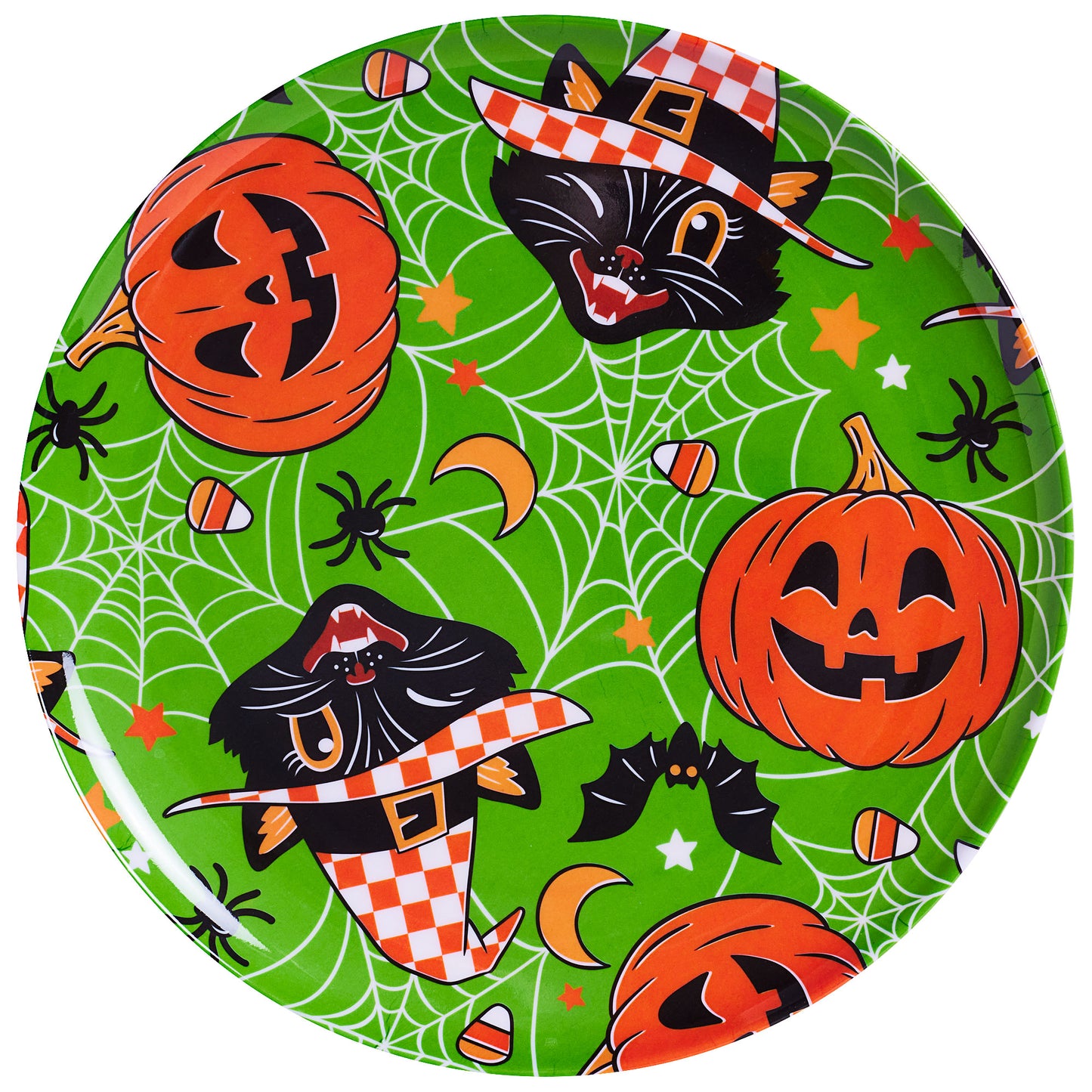 Halloween Melamine Plate 28cm Assorted