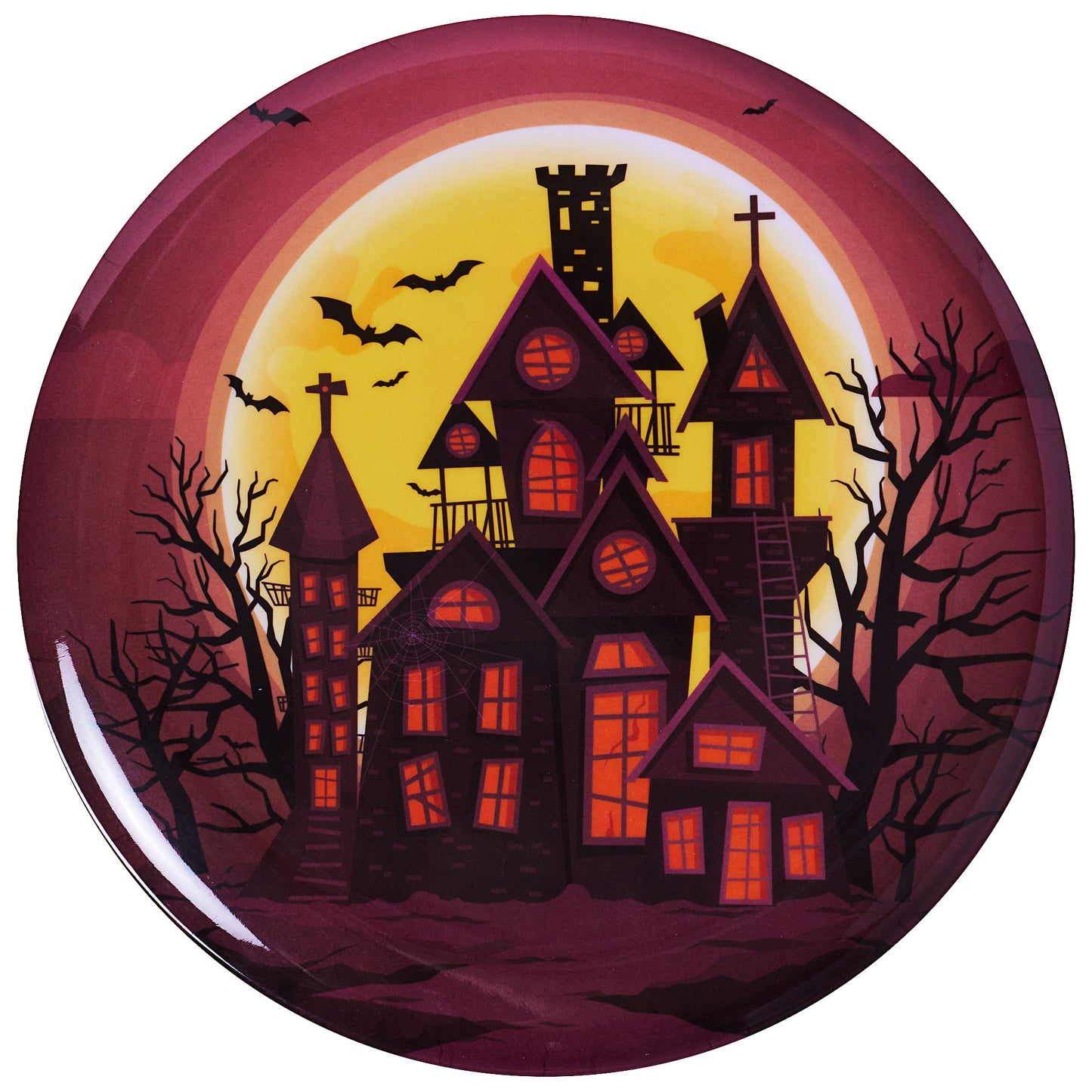 Halloween Melamine Plate 28cm Assorted