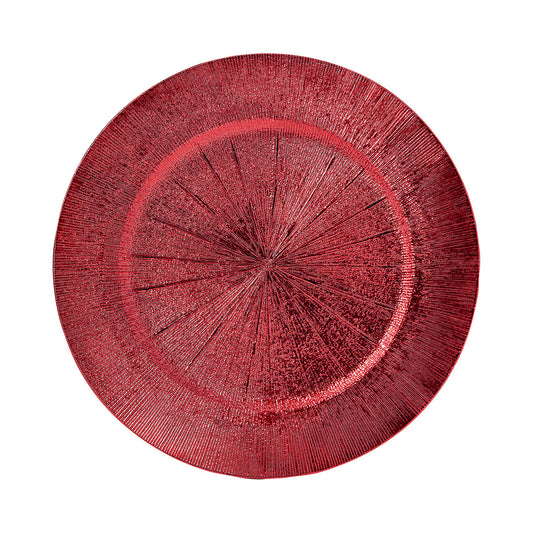 Christmas Charger Plate Starburst Assorted