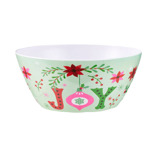 Christmas Melamine Salad Bowl Assorted