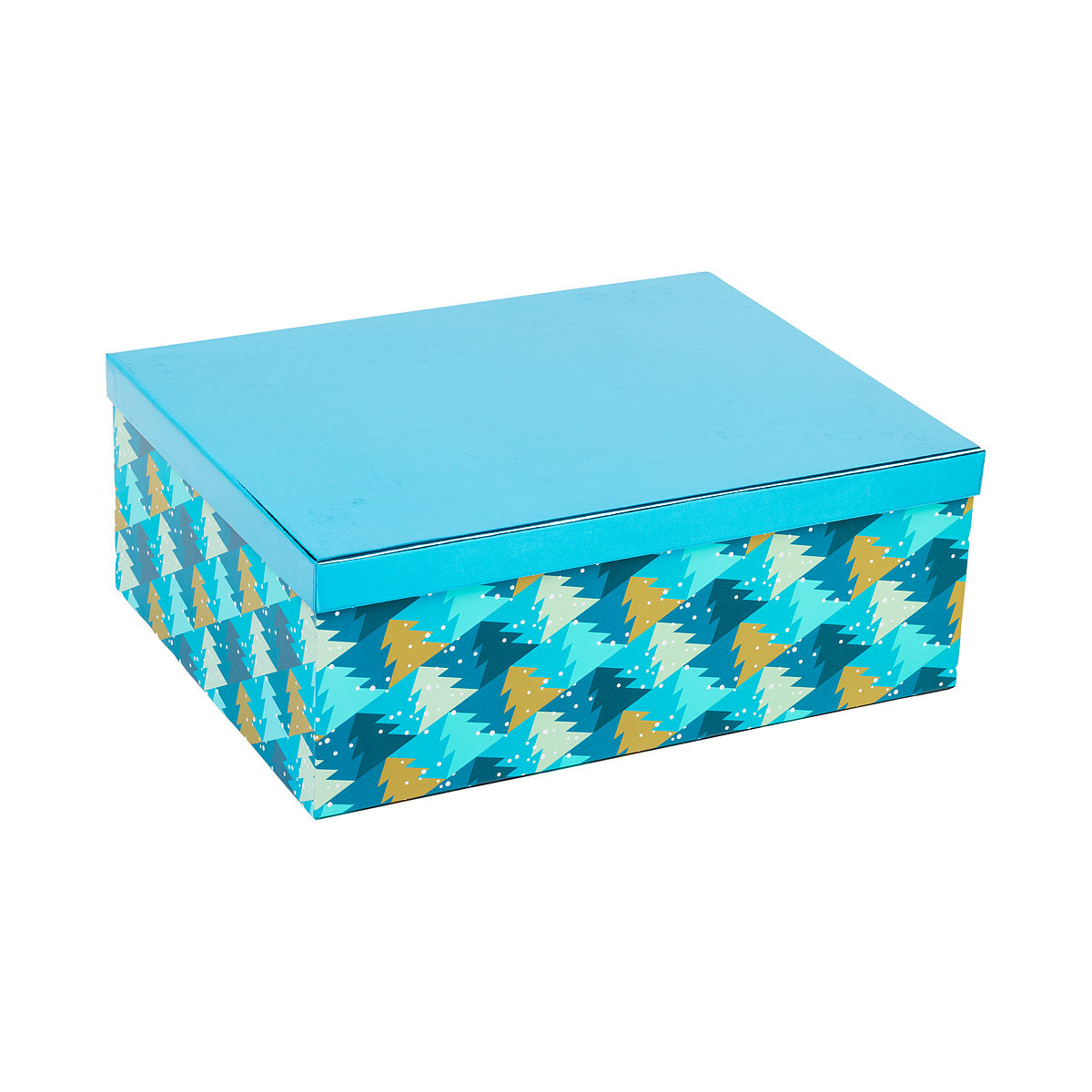 Christmas Gift Box Foil Rectangular S2