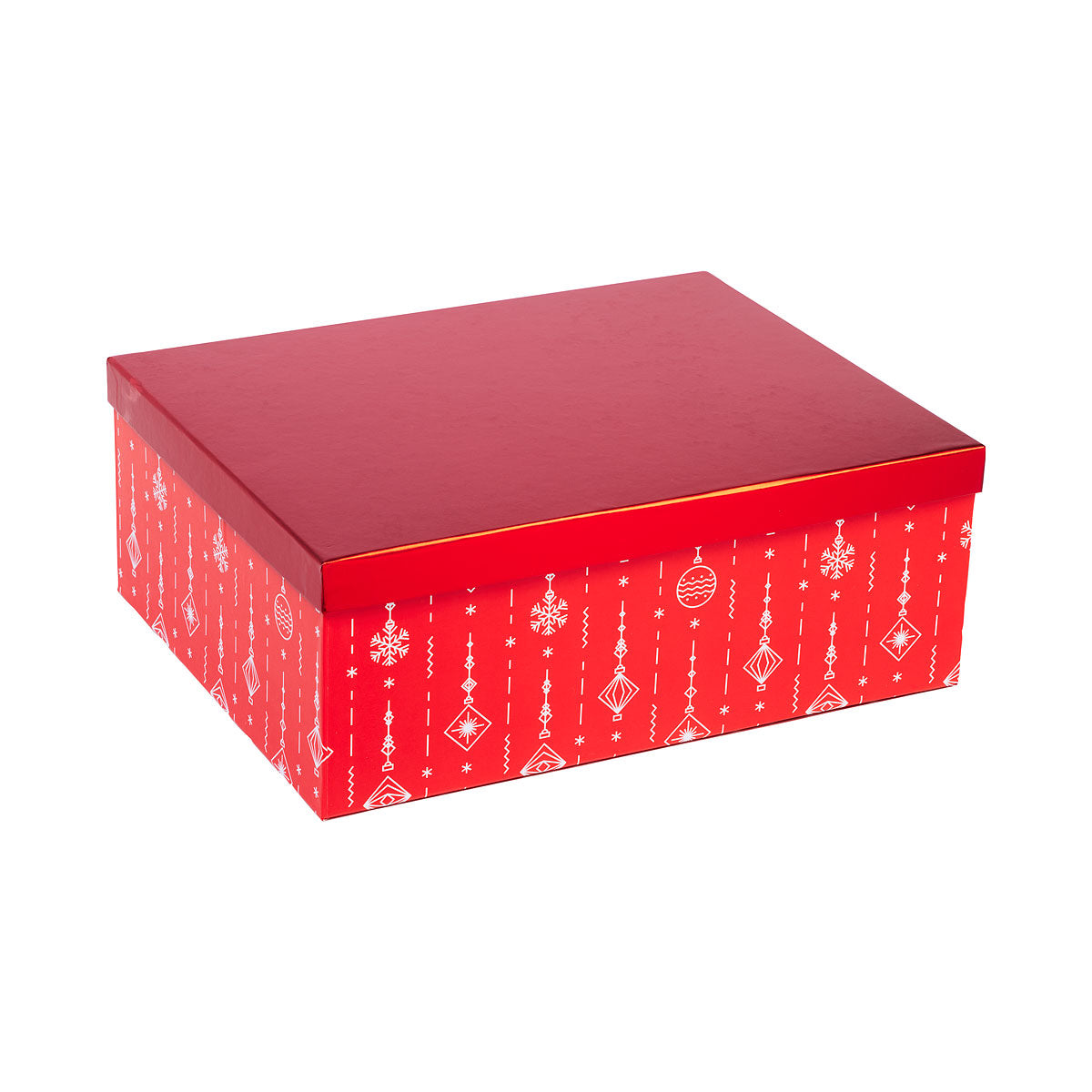 Christmas Gift Box Foil Rectangular S2