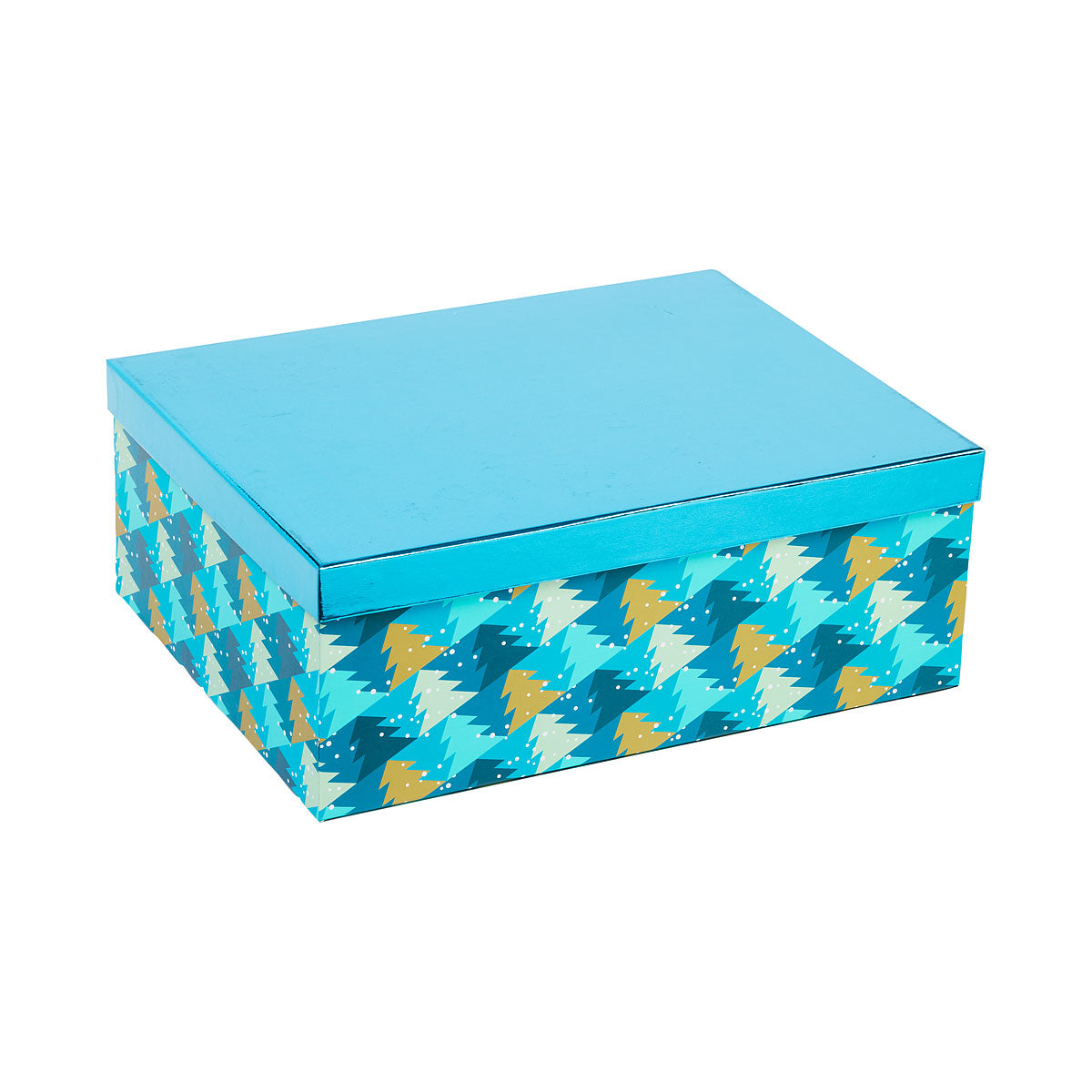 Christmas Gift Box Foil Rectangular S3