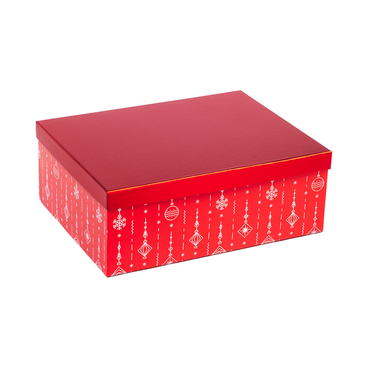 Christmas Gift Box Foil Rectangular S3