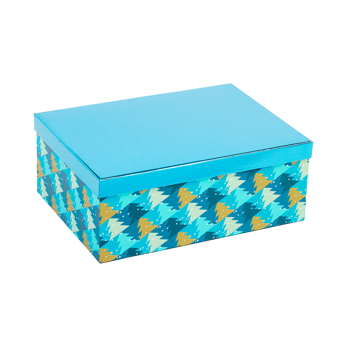 Christmas Gift Box Foil Rectangular S4