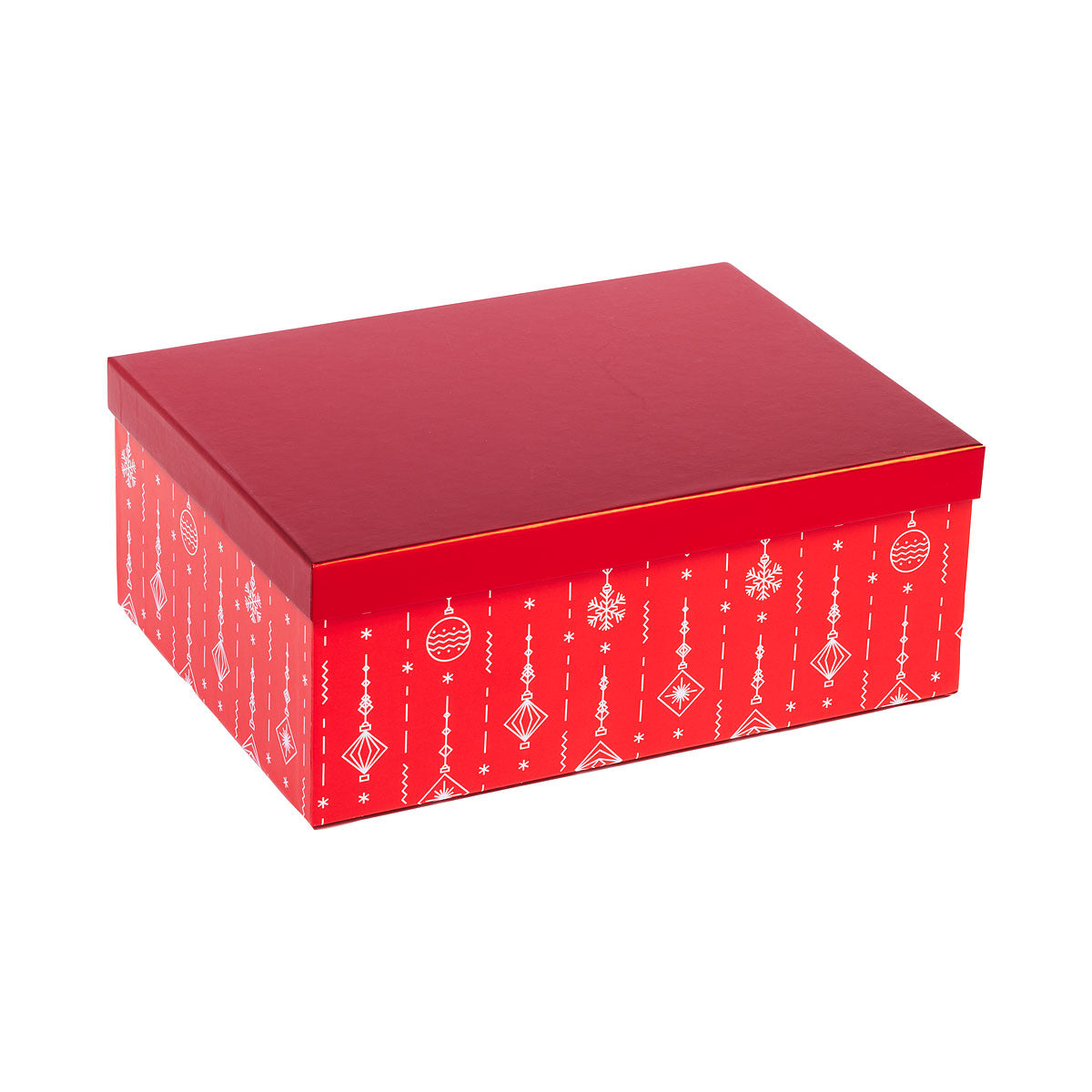 Christmas Gift Box Foil Rectangular S4