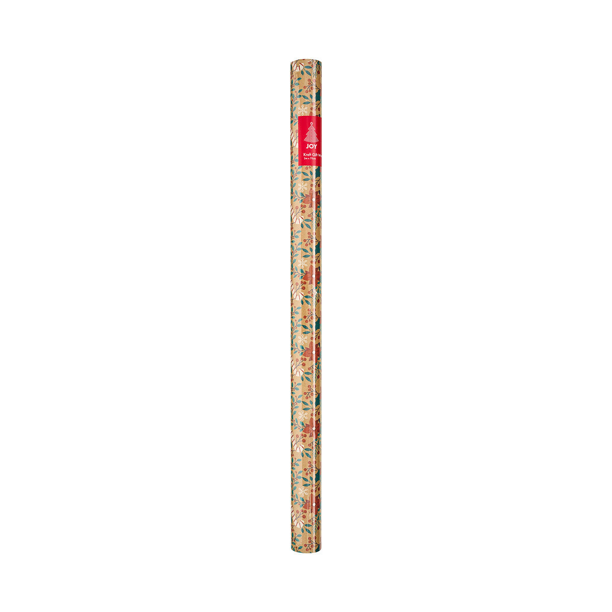 Christmas Roll Wrap Kraft Print 5M x 70cm