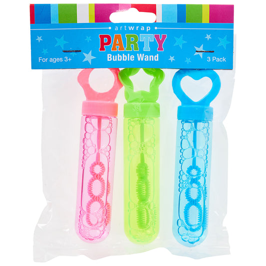 Party Favour Bubble Wand 3pk