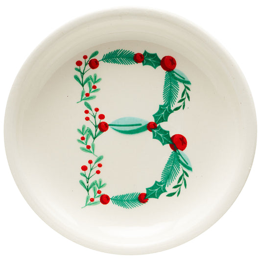 Tidbit Ceramic Plate Monogram Assorted