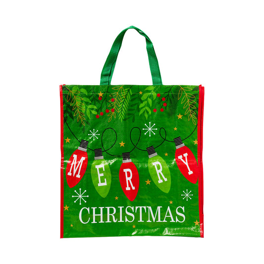 Christmas Shopping Bag 48.25x45.7cm Assorted