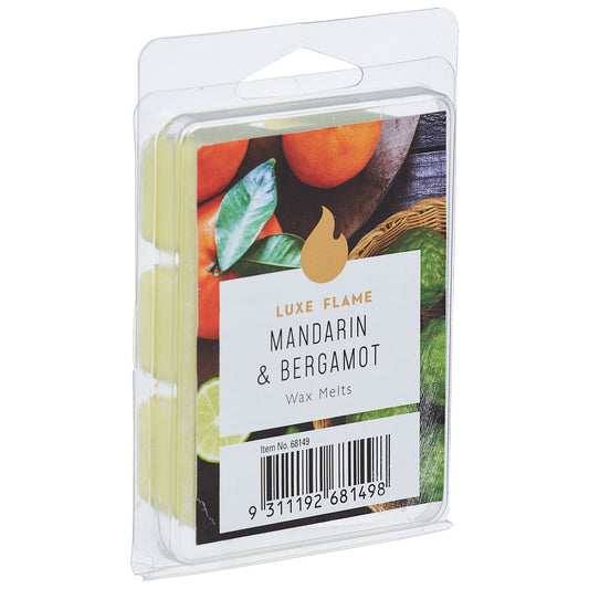 Wax Melts Mandarin & Bergamot 6pk