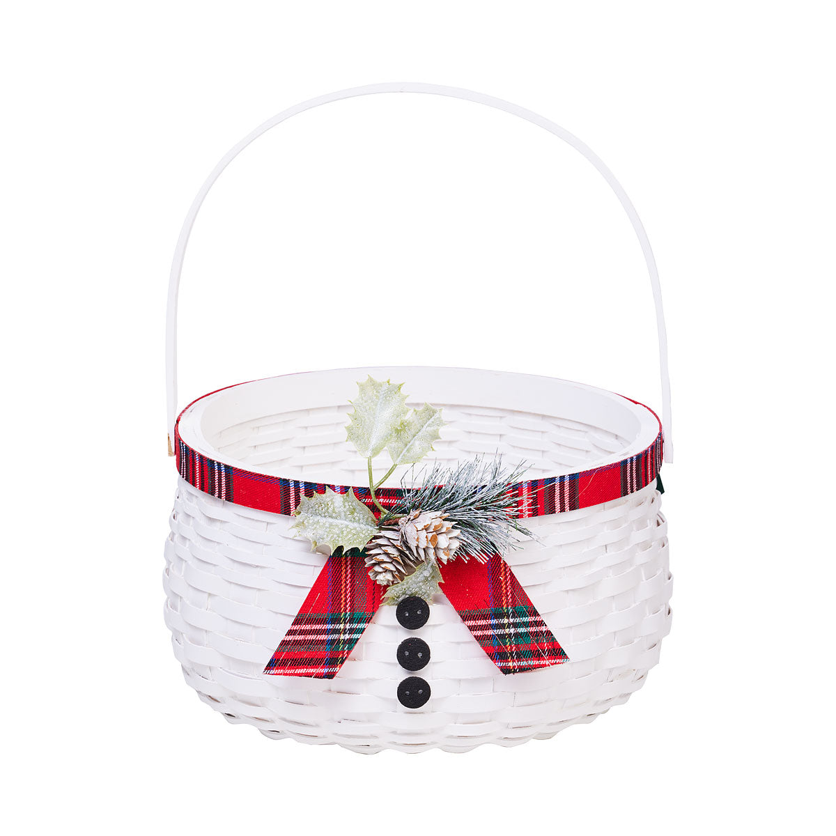 Christmas Snowman Basket Large