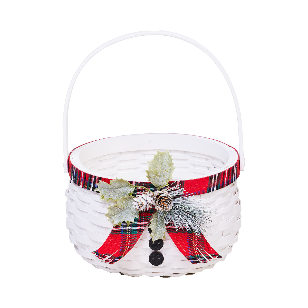 Christmas Snowman Basket Medium