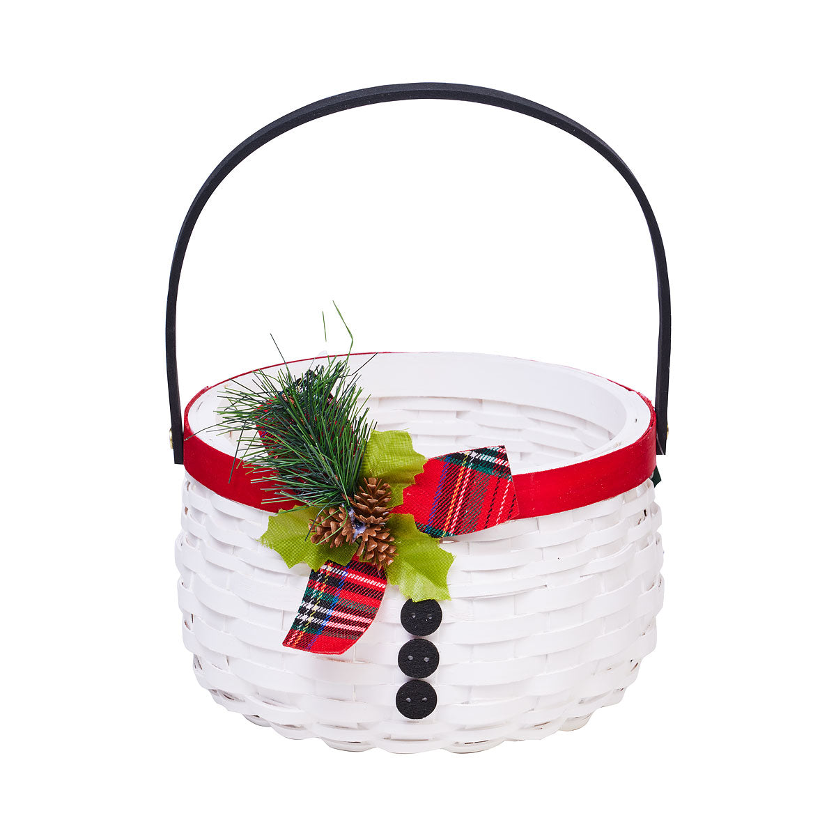 Christmas Snowman Basket Medium