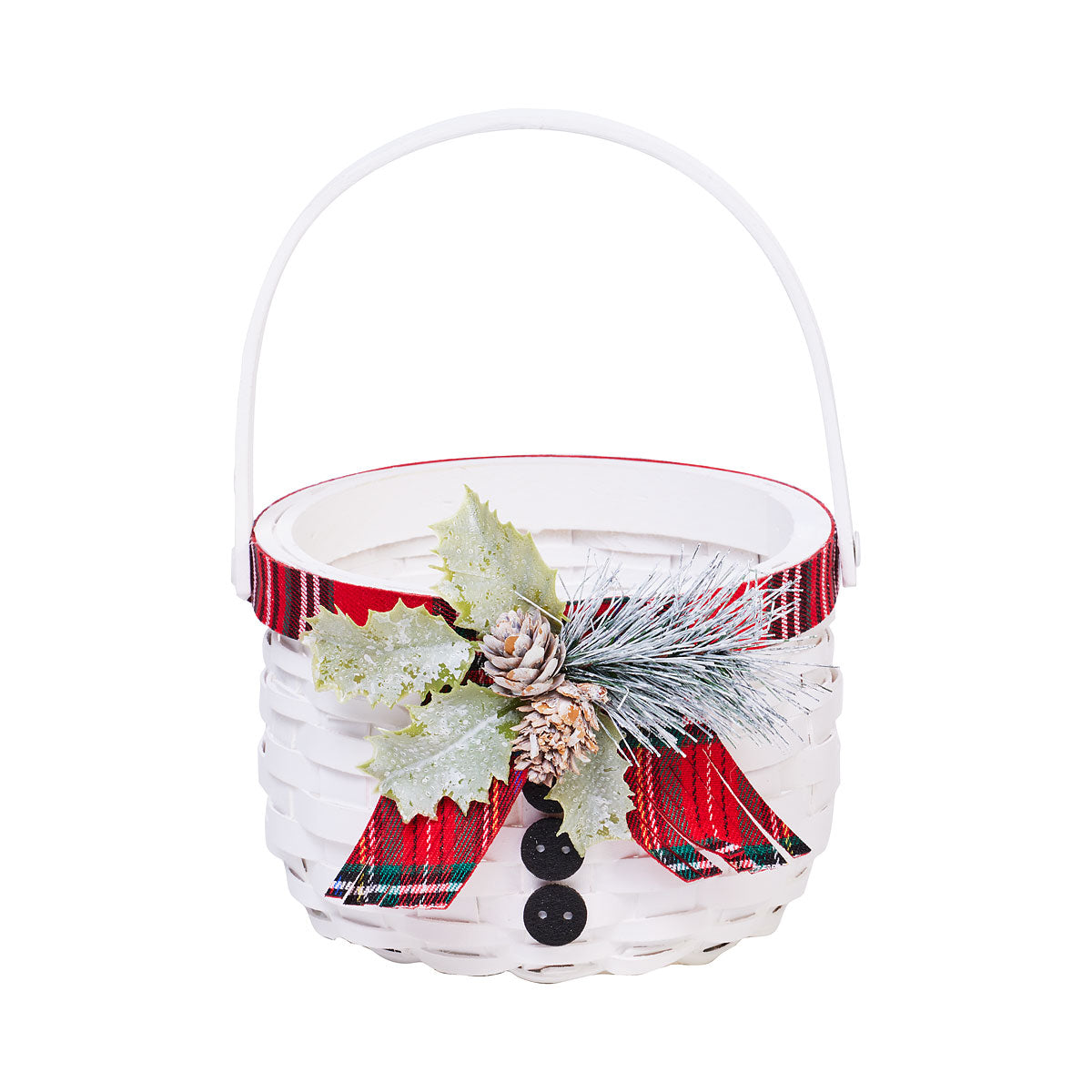 Christmas Snowman Basket Small