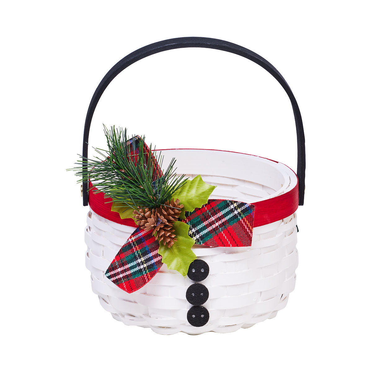 Christmas Snowman Basket Small