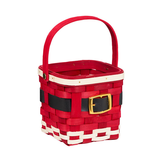 Single Bamboo Basket Square Small