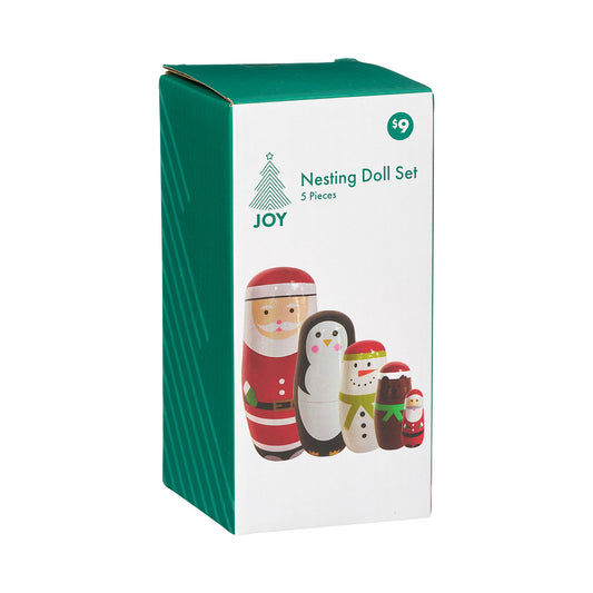 Christmas Nesting Doll Set