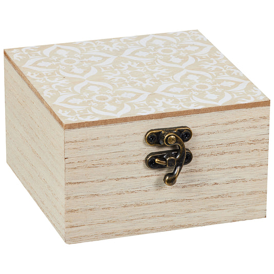 Positano White Wood Box