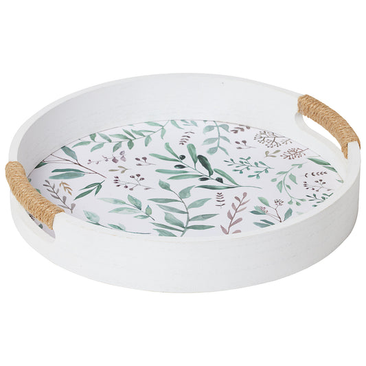 Décor Tray With String Handles