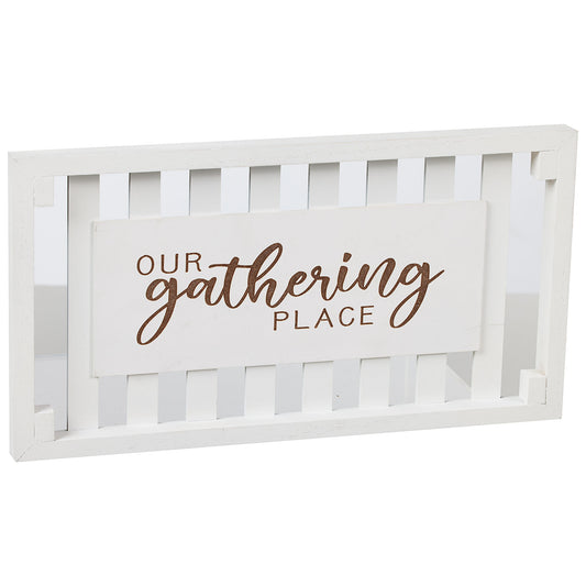 Our Gathering Place Tabletop Plaque